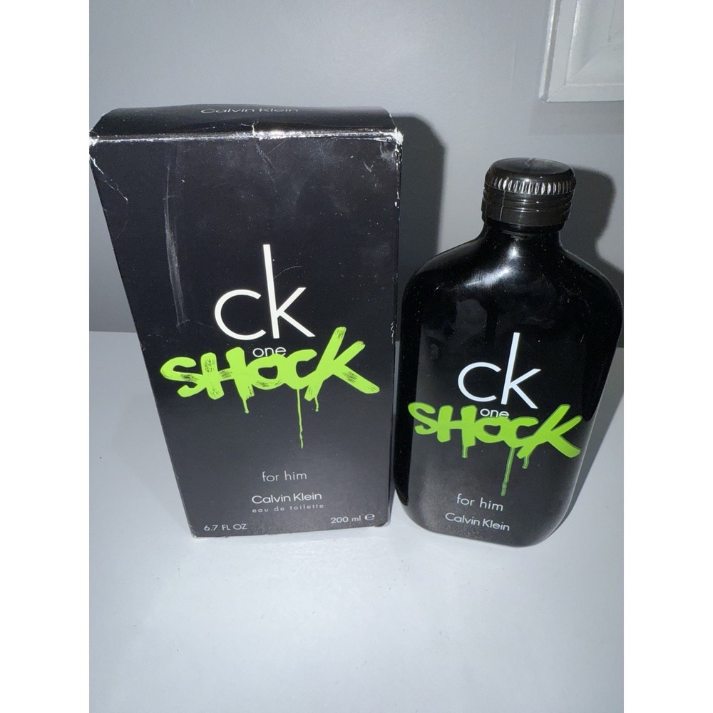 Ck One Shock for Him by Calvin Klein 6.7 oz EDT Cologne‎ for Men New In Box Y